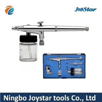 0.3mm Dual-Action Side Feed Airbrush with 2 Cups (AB-134E)