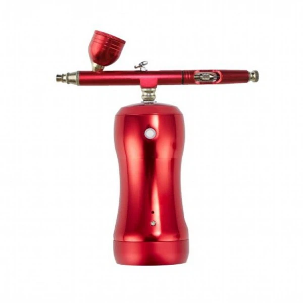 Battery Operatedd Airbrush Compressor with Aluminum Airbrush Kit（AC16RTJ30A）