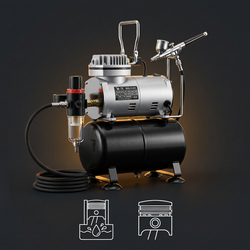 What are the lubrication methods for air compressors?