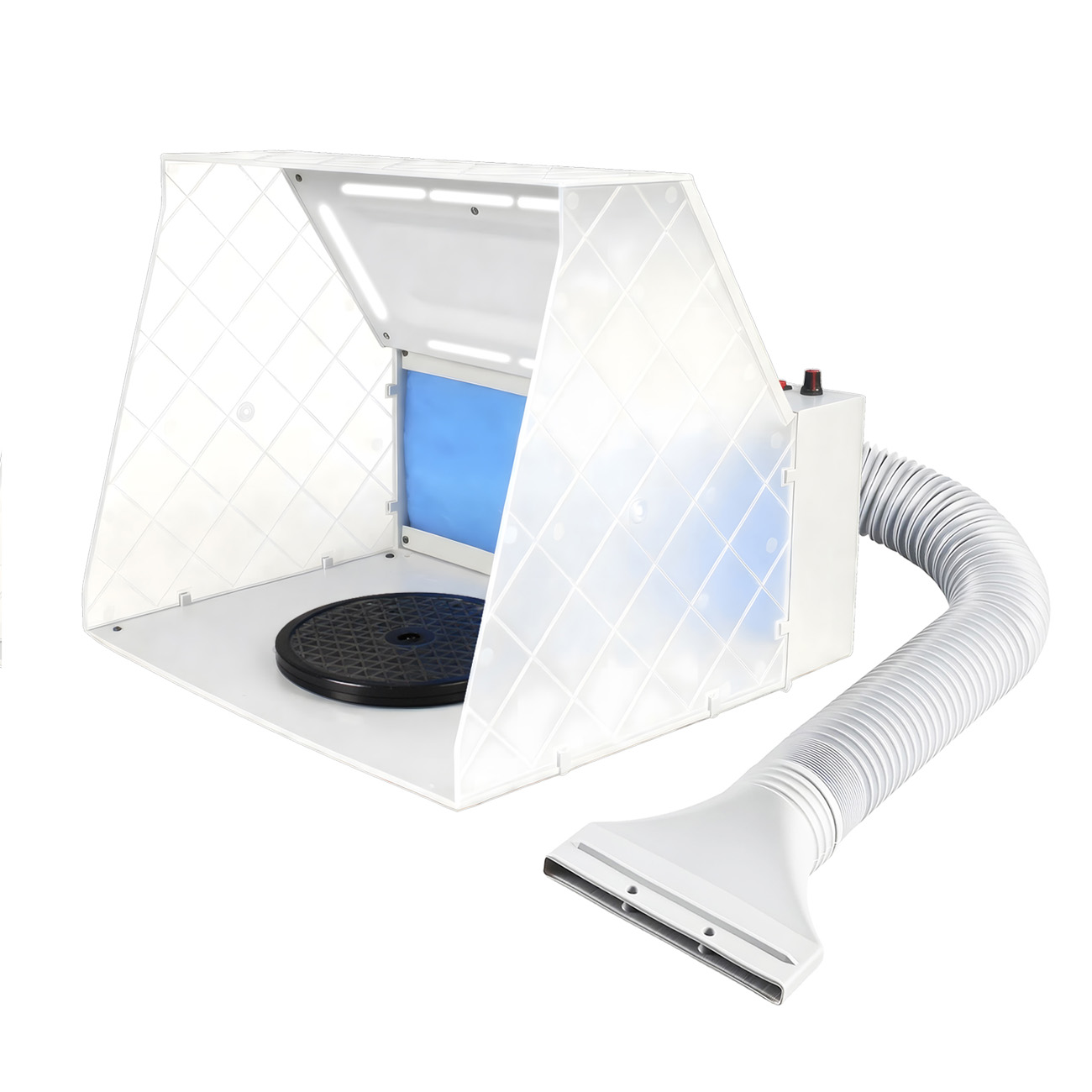 Airbrush Paint Spray Booth Kit with LED 